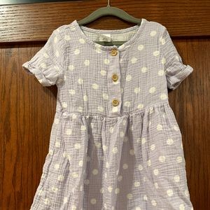 Purple Polka Dot Dress